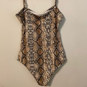 Snakeskin Bodysuit! Size Medium!